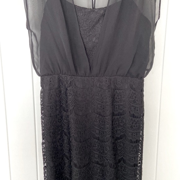 Black Lace Cocktail Dress - Picture 4 of 7